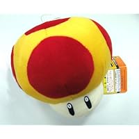 Nintendo Super Mario Bros.: Mushroom 8 Plush Doll (YELLOW Mega)