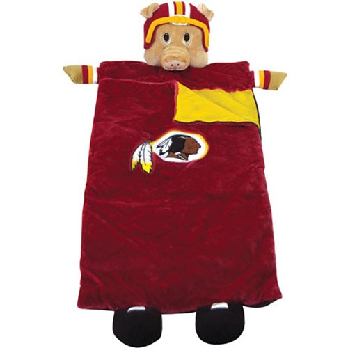 SC Sports Washington Redskins Plush Mascot Sleeping Bag