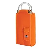 Brunello Two Bottle Wine Tote with Corkscrew -Orange