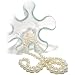 HinsonGayle Glamour Collection 7-10mm Ultra-Luster White Cultured Pearl Rope Necklace