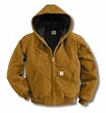 Carhartt Mens Work Thermal Lined Jacket Large Brown UJ131