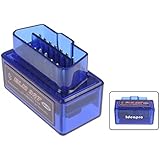 IDEAPRO Newest V2.1 Super Mini ELM327 Bluetooth OBD2 II ELM 327 Wireless Scan Tool Scanner - Can not Work for Apple System