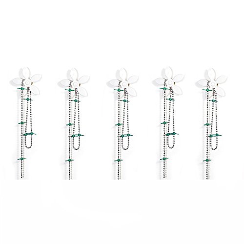 Jingle Drain Catcher,5 X Chain Cleaner Hair Bathroom Clog Remover/Drain Catch( 5 Pieces Not DrainWig)