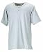 Badger Sportswear plain solid short sleeve henley