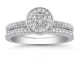 0.60 Carat Diamond Wedding Ring Set