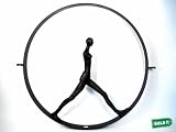 Modern Woman Forged Iron Wall Panel Art by Global Views