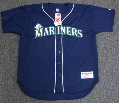 Ichiro Suzuki Autographed Seattle Mariners Blue Jersey #51 Holo #3