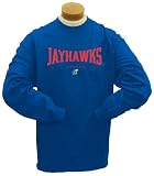 Kansas Jayhawks Felt Applique Long Sleeve T-Shirt
