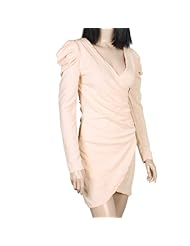 Sexy V-neck Puff Sleeves Polyester  Dress