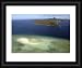 Aerial view of white sand beach, Mayotte, Comoros Islands - Framed Print 10x8 (25x20cm) by Ardea