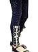 Waboats Winter Kids Girls Lace Flowers 2-6 Years Legging Pant 6 Navy