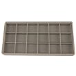Storage Box 18 Compartment Organizer Tray Compact Small Items See Thru Lid