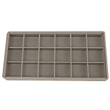 IMAGE OF Storage Box 18 Compartment Organizer Tray Compact Small Items See Thru Lid