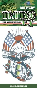 Morris Costumes Tattoo Usmc Semper Fi