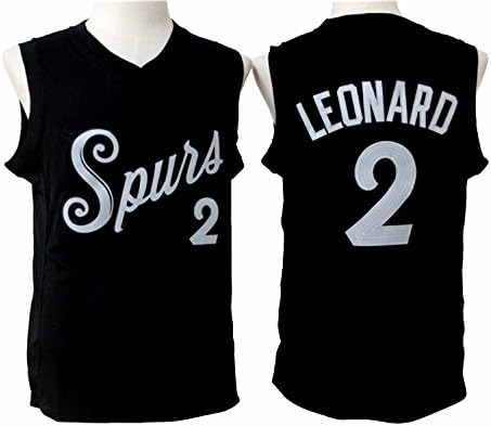 Men's 2017 San Antonio Spurs Kawhi Leonard #2 Christmas Basketball Jersey - Black S