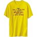 T-Shirt Mens Yellow 