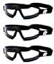 3 Clear Skydive Sky Dive Diving Goggles Skydiving AFF