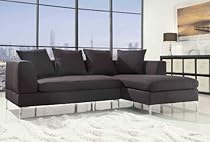 Big Sale Homelegance 9615 2-Piece Sectional Sofa Chaise, Charcoal Linen