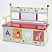 Levels of Discovery Alphabet Soup Toy Box Bench