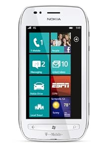Nokia Lumia 710 4G Prepaid Windows Phone, White (T-Mobile)