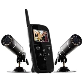 PHOENIX1 Wireless Video Security System Portable LCD Monitor & Indoor/Outdoor Night Vision Surveillance Camera with Clear Signal Technology & Bonus Wireless Outdoor Night Vision Camera (PHOENIX1C)