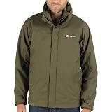 Berghaus Mens Shadow 3 In 1 Waterproof Jacket Dark Green