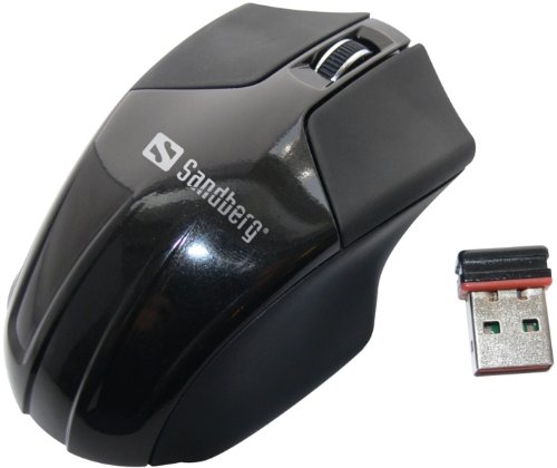 SANDBERG Wireless Laser Mouse. Reisemaus. Drahtlos. Mini USB Empfaenger. Kein Pairing. Tre Preisvergleich