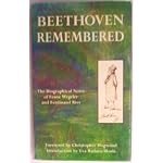 Beethoven Remembered: The Biographical Notes of Franz Wegeler and Ferdinand Ries book cover