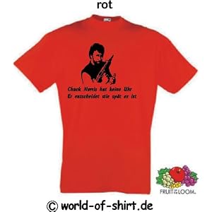CHUCK NORRIS HAT KEINE UHR ER ENTSCHEIDET:...T-SHIRT