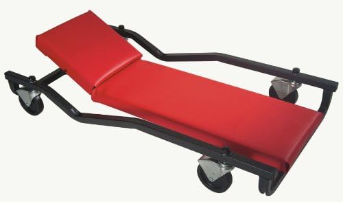 USA Made - Professional Heavy-Duty Extra Wide Adjustable Headrest Creeper With Patented "V" Drop Frame (MTLVMONADJ ) - by Whiteside Manufacturing