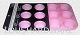 12 Cup Silicon / Silicone Muffin Tray Cupcake Cake Cases, moulds. Available in pink, blue or red.