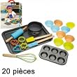 Miniamo Brights Twenty Piece Deluxe Baking Set