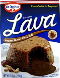 Oetker Lava Cake Chocolate w Choc Peanut Butter Filling 8.8 by Dr. Oetker