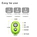 Bluetooth Wireless Remote Control Camera Shutter Release Self Timer for IOS Android Smartphone Tablet Iphone 5 5s 5c 4s 4, Ipad 5 4 3 Ipad Air Mini, Sony Xperia, HTC New One and X, Samsung Galaxy S3 S4 S5 Note 1 2 3 Galaxay Tab 2 Note8 10.1, Google Nexus 4 5 7 & all Bluetooth Compatible Products (Green)