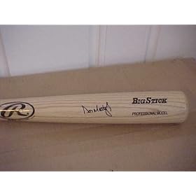 Don Mattingly Hand Signed Autographed New York Yankees Full Size Rawlings Big...