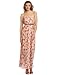 C. Luce Women's Nice Print Maxi Dress, Cream, Small C. Luce Women's Nice Print Maxi Dress, Cream, Small