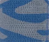 Powerflex 2" Stretch Athletic Tape - 1 Roll, Blue/Gray Tiger Stripe