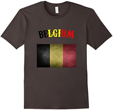 Men's Eurocup 2016 Soccer Belgium T-Shirt Vintage 3XL Asphalt