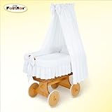 FabiMax Stubenwagen / Bollerwagen XXL Amelie weiß