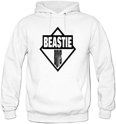 Smoiy Men's Beastie Boys Adult Hoodie XXXL White