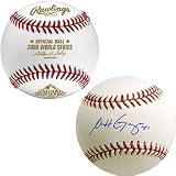 Matt Garza Autographed / Signed 2008 World Series Baseball (Sweetspot) (MLB Authenticated)