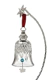 Waterford Crystal Twelve Days of Christmas Bell, 7th Edition, Seven Swans A Swimming, Christmas Ornament