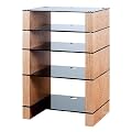 BLOK STAX DeLuxe 500 Five Shelf Oak Hifi Stand & AV TV Rack Unit