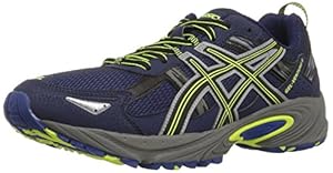 ASICS Men's GEL Venture 5 Running Shoe, Indigo Blue/Black/Flash Yellow, 8 M US