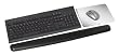 3M Gel Wrist Rest, Black Leatherette, 25 Inch Length, Antimicrobial Product Protection (WR340LE)