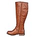Journee Collection Womens Regular Sized and Wide-Calf Side-Zipper Knee-High Riding Boot
