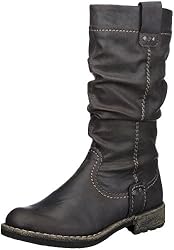 Rieker 74660, Damen Stiefel, Grau (basalt 45), EU 39