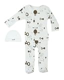 Boon Pacifier Coverall and Hat Set in Blue 0-3 Months