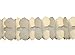 12-pack 6 Foot Spanning Tissue Paper Cross Garland (Ivory)