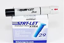 Qwik-let Elite Lancing Device with 100 Lancets